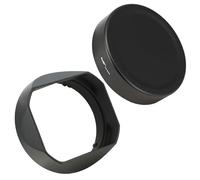 Haoge Parasol cuadrado de metal para lente Sony FE 50 mm F2.5 G FE 40 mm F2.5 G FE 24 mm F2.8 G, RX1/RX1RII/RX1R2/RX1RIII/M3, pantalla con tapa LH-S245N