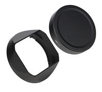 Haoge Parasol metálico cuadrado bayoneta para Fujifilm Fuji Fujinon XF 18mm F1.4 R LM WR lente con kit de tapa frontal de metal, sustituye al parasol Fuji xf18mmf/1.4 LH-XF18 en la cámara X-T4 X-S10 X-T30 XE4