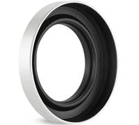 Haoge Parasol redondo de metal para Fujifilm XF 23 mm f2.8 Fujinon XF 27 mm f2.8 R WR lente en cuerpo de cámara XE5, rosca de 39 mm, ultrafino LH-XE539-S plateado