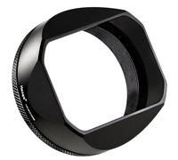 Haoge Square Metal Objetivo con anillo adaptador de filtro UV de 49 mm para Fujifilm X100VI Fuji X100V X100F X100T X100S X70 Camera Black LH-XVI100B