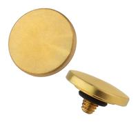 Haoge SRB-DG - Botón de liberación de Obturador de Metal para Leica M3 M6 M7 M8 M9 M10 M-E M-P M9-P M-11 Fujifilm X-E4 X-T4X-T3 X-T30 X-T20 X-Pro3 X100V X100T X100S X100F Convex Golden