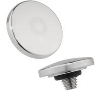 Haoge SRB-DS - Botón de liberación de Obturador de Metal para Fujifilm XE4 X-E3 X-T2 X-T3 X-T10 X-T20 X-Pro2 X100V X100T X100S X100F Leica M3 M6 M7 M8 M9 M10 M-E M-P M9-P M-11Convex, Color Plateado