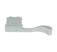 Haoge THB-XS - Zapata de Metal para Pulgar hacia Arriba, Agarre de Mano diseñado para cámara Fujifilm Fuji FinePix X-E4 X100F X100V X-Pro2 XPro2 X-Pro3 XPro3 XPro3 Plateado Mejor Equilibrio y