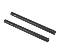 Haoge VA-PR20B,Varilla de aleación de aluminio de 20 cm de largo, base de abrazadera Mattebox Follow Focus, color negro (paquete de 2)