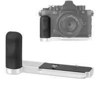 Haoge ZF - Empuñadura para cámara Nikon ZF con mango lateral ergonómico de silicona en forma de L MHG-ZFW, placa tipo Arca Swiss integrada para DJI RS2/RS-C2/RS3/RS3-PRO/RS3, color plateado