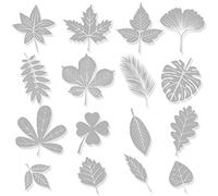 Haohai 48 adhesivos anticolisión de gran tamaño para ventana, calcomanías de vidrio con formas de hojas surtidas, calcomanías para ventana para evitar golpes de personas y pájaros en el vidrio de la