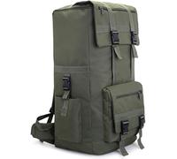 haohang Mochila De Senderismo Impermeable De 120 L Para Hombre Y Mujer - Mochila Ligera E Impermeable Para Camping, Senderismo, Escalada Y Aventuras Al Aire Libre(Green)