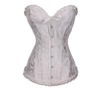 Haohon sujetador espalda descubierta push up Lace Corset Satin Corset Empuje de corte para mujeres - Entrenador de cintura de Belt Fat Burner sujetadores mujer sexy