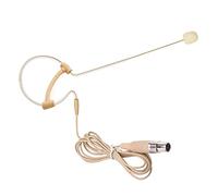 Haoin Auricular de micrófono de un solo oído auricular micrófono compatible con el sistema inalámbrico AKG Transmisor Bodypack con cable de 1,2 m Parabrisas Mini XLR 3 pines TA3F Plug