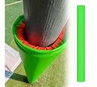 HAOJZE Acolchado de Poste Redondo for Aros de Baloncesto, Postes de Garaje y Varillas de Servicios públicos, 6 pies de Altura, Cubierta Protectora Que Absorbe los Golpes, 1 Uds.(Green,23cm)