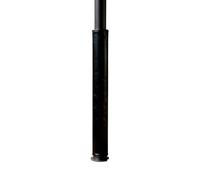 HAOJZE Acolchado for Poste de Baloncesto Resistente a los Rayos UV, Envoltura de Espuma Que Absorbe los Golpes for Gimnasio, Parque Infantil y sótano, 1 Uds.(Black,25.5cm)