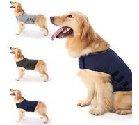 Haokaini Chaqueta Anti-Ansiedad para Perros, Abrigo Calmante, Camisa para Aliviar El Estrés de Mascotas, Chaleco Cálido Ligero para Trueno
