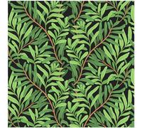 HAOKHOME 93382-1 - Papel tapiz extraíble para despegar y pegar, diseño de bosque para cocina, decoración Morris negro/verde/marrón, 17.7 pulgadas x 10 pies