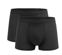 HAOLEI 2025 Boxer Hombre Pack,Paquete de 2 Calzoncillos Hombre Boxer Cómodo Calzoncillos Tipo Bóxer de Algodón para Hombres Sin Costura Sin Etiqueta Shorts Suaves Transpirables Ropa Interior L-4XL