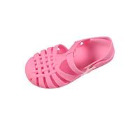 HAOLEI 2025 Cangrejeras Niña,Sandalias Niña Verano Casual Sandalia de Punta Cerrada con Hebilla Ajustable Cómodas Antideslizante Zapato Planas con Suela Suave Ligero Transpirable Chanclas Niño