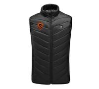 HAOLEI Chaleco Calefactable Hombre Mujer Chaleco Térmico Electrico con Cable USB Chaleco Eléctrico Calefactor con 3 Temperatura Controles 9 Zonas de Calefacción para Senderismo Caza Ciclismo