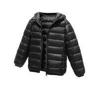 HAOLEI Chaqueta Acolchado Niño Niña Abrigo de Plumas Invierno con Capucha Color Sólido Cortavientos Manga Larga Ligero Chaquetas Plumifero con Bolsillos Grueso Cálido Cazadora Ropa Infantil 1-5 Años