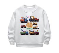 HAOLEI Sudadera Niña Sin Capucha,Casual Cuello Redondo Sudaderas con Estampado Holgados Camiseta Manga Larga Básico Pulllover Top Jersey de Otoño e Invierno para Niño Niña Ocio Suéter 2-12 Años