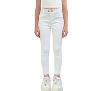HAOLEI Vaqueros Elásticos para Niñas Cintura Elástica Pantalones Vaqueros Ajustados Cómodos Ropa Casual Adolescentes Chicas Chicos Moda Slim Fit Jeans Cintura Alta Pantalón de Mezclilla con Bolsillos