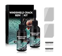 haomingouzhou Kit de Reparación de Grietas para Parabrisas, Líquido Reparador de Cristales, Herramientas Rápidas para la Reparación de Parabrisas y Cristales (2 Set)