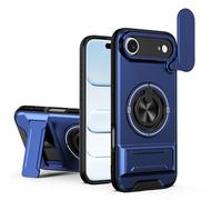 HAONANDE Funda para Realme 11 5G/11x 5G/Narzo 60x 5G/C67 5G con Anillo Soporte magnético, Carcasa Militar antigolpes Protección con Cubierta de Cámara Deslizante Compatible with MagSafe Case Azul