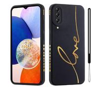 HAONANDE Funda para Samsung Galaxy A30S/A50S/A50, Carcasa Patrón de Corazón de Amor Bonita Brillante para Mujeres Niña,Delgada Suave Silicone Antigolpes Case con Protector de cámara Negro