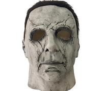 HAORONG Máscara de látex de Michael Myers para Halloween, disfraz de cabeza completa para adultos