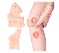 HAOSEM 2 rodilleras ultrafinas de silicona, impermeables, para el dolor de las articulaciones y la rótula