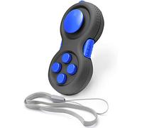 HAOSHICS Fidget Pad Controlador portátil Clásico Retro Game Controller Fidget Toy Controlador de juguete de mano con 8 funciones Fidget Controller Game Pad para adolescentes Alivia el estrés y la