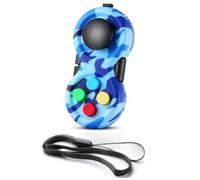HAOSHICS Fidget Pad - Controlador portátil para la ansiedad, clásico, Retro, Juguete de Mano, con 8 Funciones de ansiedad, Controlador de Juego para Adolescentes, Alivia el estrés y la ansiedad