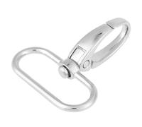 Haosie 20 Piezas Llavero Con Ganchos Giratorios, 32mm Ganchos de Presión Giratorios, Cierres de Bolsa Aleación de Zinc para Anillo de Gatillo Giratorio