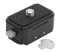 HAOSUIAI Base de Adaptador de Montura de liberación rápida de Aluminio, Montura magnética para cámaras de acción con Interfaz de Tornillo de 1/4 de Pulgada, Placa Ligera Antideslizante para