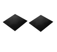 HAOTAISH Placa De Caucho De Cloropreno Utilizada para La Protección del Suelo En Equipos De Gimnasia Industrial, Lado De 200 mm,200mm×200mm×1mm
