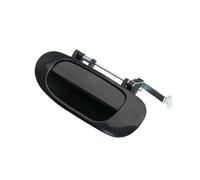 HAOTE Manija Puerta Exterior Coche Para Mitsubishi Para Carisma Para Space Para Star Delantero Trasero Izquierdo Derecho Negro 1998-2002 Manija De Puerta Exterior(Tamaño:Trasera izquierda)