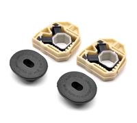 HAOTOM 2X Marco del depósito de agua del radiador Soporte de montaje superior inferior Para A1 A3 Para VW BEETLE CADDY EOS GOLF PASSAT JETTA PASSAT POLO TIGUAN TOURAN Para Skoda FABIA YETI SUPERB