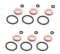 HAOTOM 6X Kit de reparación de junta tórica de inyector de combustible para motor diesel Para Audi A4 S4 Allroad Avant A5 A6 Allroad Avant A7 A8 Q5 Q7 Q8 Para VW Amarok Touareg