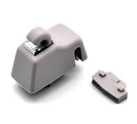 HAOTOM Enganches para viseras parasol Parasol Clip Gancho Soporte Sujetador Soporte Gris Para VW Touareg 2011-2018 Para Q7 2007-2015 Para Porsche Cayenne 2011-2018 4L0859562