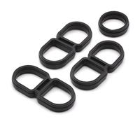 HAOTOM Junta de la carcasa del filtro del enfriador de aceite Para A1 A3 Q2 Q3 TT Para VW CC Beetle Polo Golf Tiguan Passat Para Mazda 6 Para Ford S-Max Para Seat Ibiza Para Skoda Octavia Kodiaq Yeti