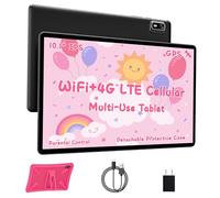 HAOVM Tableta de 10 pulgadas, SIM 4G desbloqueada, Android 14, pantalla táctil IPS, procesador rápido de 2.0 GHz, 3 GB + 32 GB + TF expandir, WiFi de 2.4 G/5 GHz, cámara de 8 MP, tableta con ranura