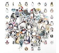 HAOXIZI 120 pegatinas de pingüino lindo, pegatinas de animales para niños, calcomanías Kawaii, pegatinas impermeables de animales, lindas decoraciones, para álbumes de recortes, monopatín, coche