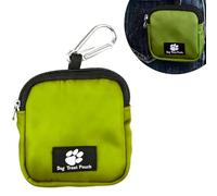 HAOXYO Bolsa Premios Perro y Bolsa Chuches Perro para Adiestramiento, Color Verde, Peso 30g, con Clicker y Accesorios Prácticos, Ideal para Entrenamiento Canino y Paseos al Aire Libre