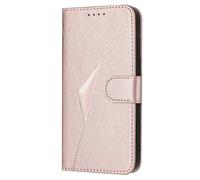 HAOYE Funda de Cuero Premium para ZTE Nubia Red Magic 10 Pro/Magic 10 Pro+ - Monedero con Cierre Magnético, Soporte Ajustable & Protección Superior Carcasa - Oro Rosa