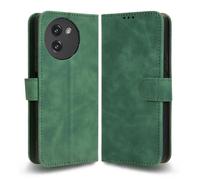 HAOYE Funda para DOOGEE Note 59 / Note 59 Pro, Funda Tapa Libro Movil Carcasa PU Cuero Case Cover con [Protección Completa] [Ranura Tarjeta][Función Soporte], Verde
