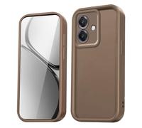 HAOYE Funda para OPPO A40 4G,Silicona Carcasa Antigolpes con Bordes Elevados/Esquinas Reforzadas y Diseño Elegante - Marrón