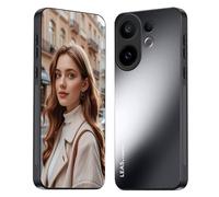 HAOYE Funda para Vivo X200 FE con Carcasa Mate Escarchada, Slim Antideslizante a Prueba de Golpes, Protección Completa Antihuella - Negro