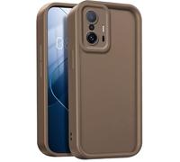 HAOYE Funda para Vivo Y29s 5G,Silicona Carcasa Antigolpes con Bordes Elevados/Esquinas Reforzadas y Diseño Elegante - Marrón
