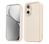 HAOYE Funda para Xiaomi Poco F7 5G,Silicona Carcasa Antigolpes con Bordes Elevados/Esquinas Reforzadas y Diseño Elegante - Blanco