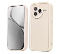 HAOYE Funda para Xiaomi Poco F7 Ultra,Silicona Carcasa Antigolpes con Bordes Elevados/Esquinas Reforzadas y Diseño Elegante - Blanco