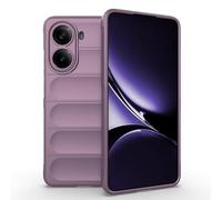 HAOYE Funda para Xiaomi Poco X7 Pro 5G, Carcasa Suave Silicona TPU de Cubierta Delgado, Protector TPU a Prueba de Golpes Case Cover con Forro de Tela. Púrpura Claro