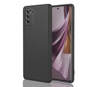 HAOYE Funda para ZTE Blade V30 Vita, Carcasa Suave Silicona TPU de Cubierta Delgado, Protector a Prueba de Golpes Case Cover con Forro de Tela. Negro